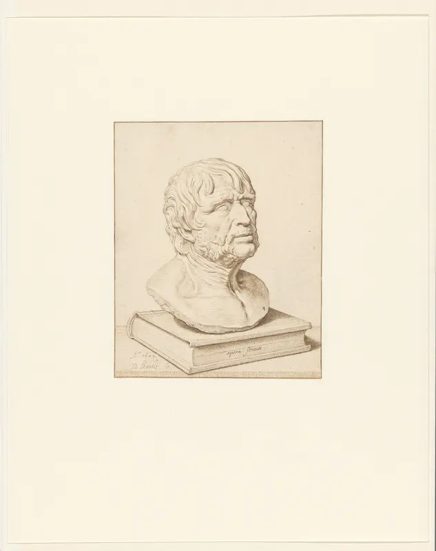 Portrait bust of Seneca Wall Art by David Bailly - High-Resolution Digital Print