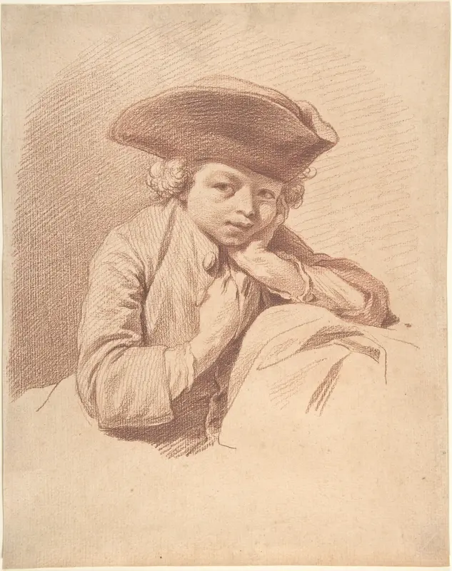 Portrait of a Boy Wall Art by Georg Friedrich Schmidt - High-Resolution Digital Print