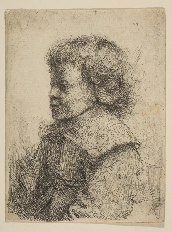 Portrait of a Boy, in Profile Wall Art by Rembrandt (Rembrandt van Rijn) - High-Resolution Digital Print