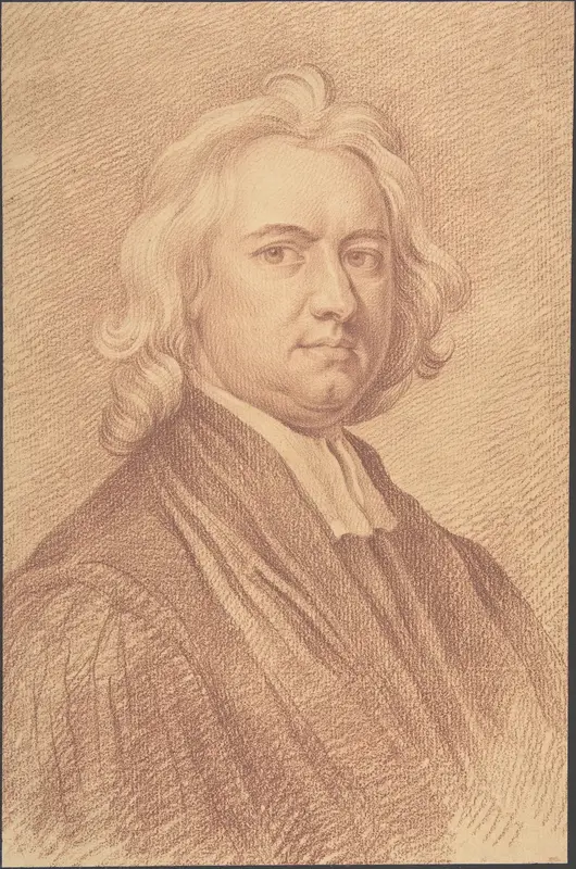 Portrait of a Clergyman or a Jurist (?) Wall Art by Johann Daniel Preissler - High-Resolution Digital Print