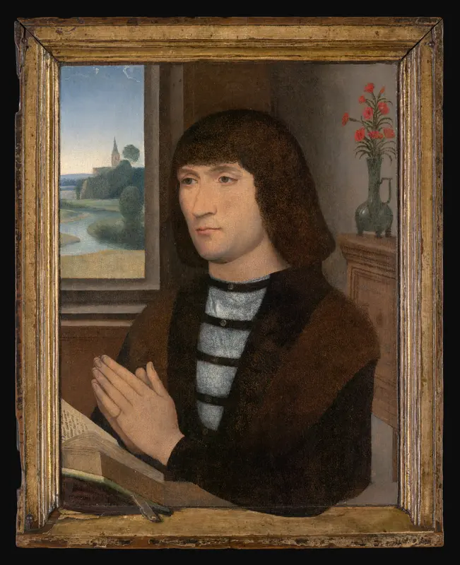 Portrait of a Donor (recto); Saint Anthony of Padua (verso)