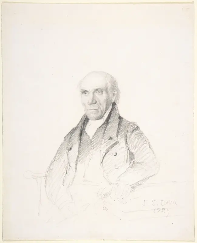 Portrait of a gentleman Wall Art by John Scarlett Davis - High-Resolution Digital Print