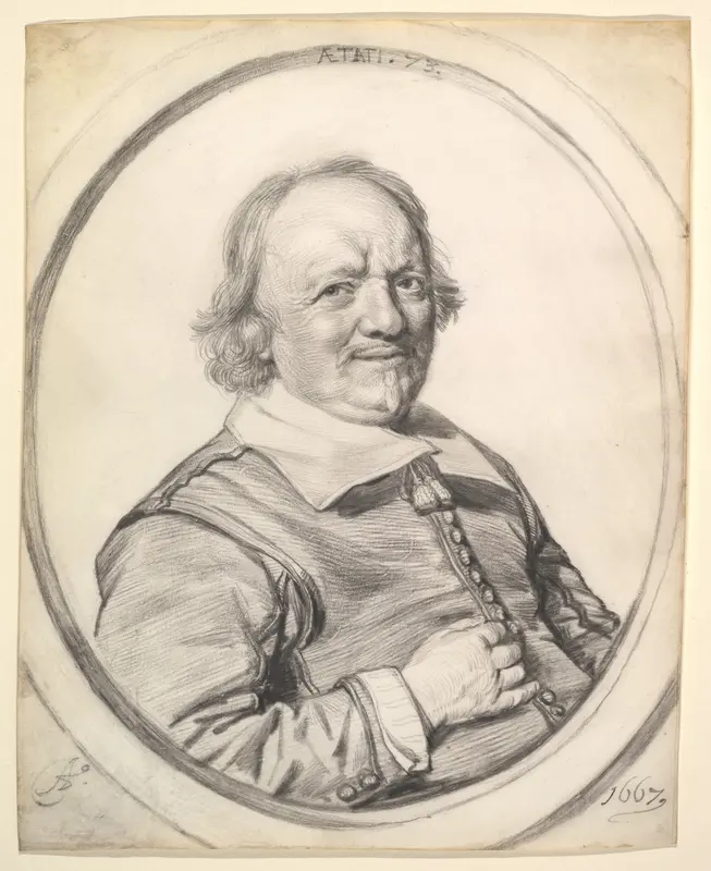 Portrait of a Gentleman Aged 73 Wall Art by Anonymous, Dutch, 17th century - High-Resolution Digital Print