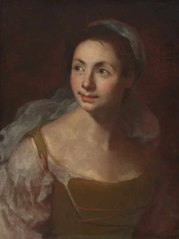 Portrait of a Girl Wall Art by Francesco Solimena - High-Resolution Digital Print
