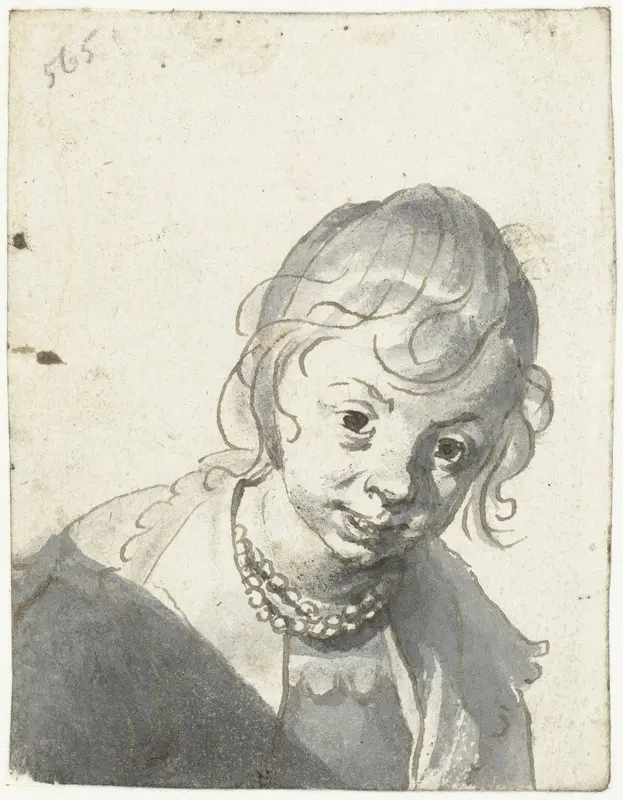 Portrait of a Girl Wall Art by Unknown - High-Resolution Digital Print