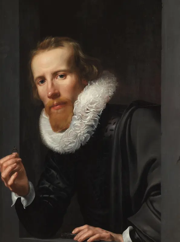 Portrait of a Goldsmith, Probably Bartholomeus Jansz van Assendelft Wall Art by Unknown - High-Resolution Digital Print