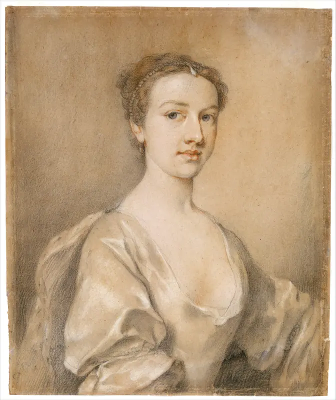 Portrait of a Lady Wall Art by Jacopo Amigoni - High-Resolution Digital Print