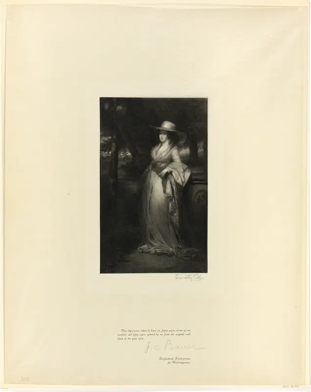 Portrait of a Lady, from Old English Masters