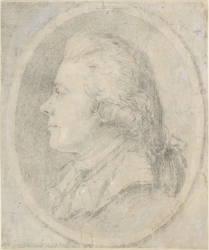Portrait of a Man Wall Art by Gabriel de Saint-Aubin - High-Resolution Digital Print
