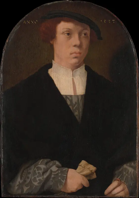 Portrait of a Man Wall Art by Barthel Bruyn the Elder - High-Resolution Digital Print