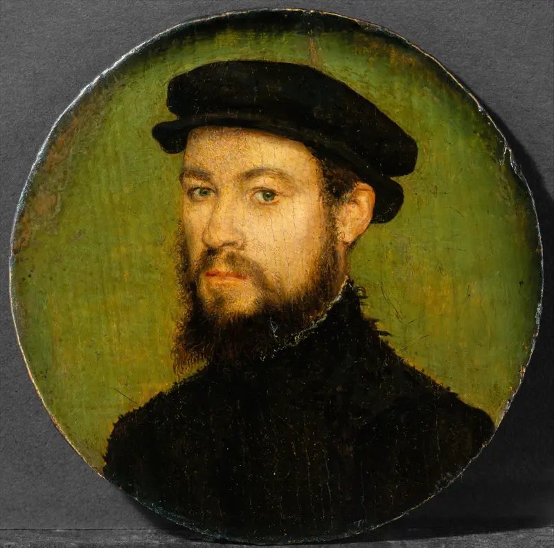 Portrait of a Man Wall Art by Corneille de Lyon - High-Resolution Digital Print