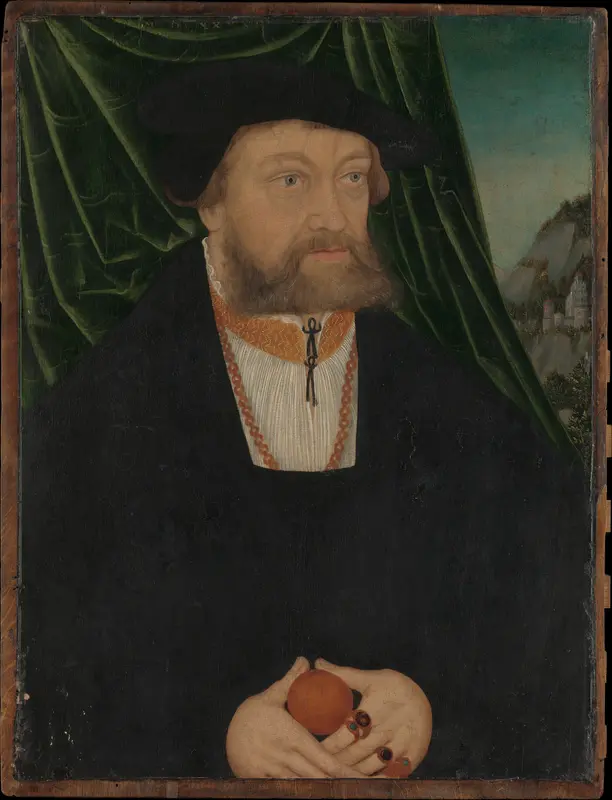 Portrait of a Man Wall Art by Lucas Cranach the Elder - High-Resolution Digital Print