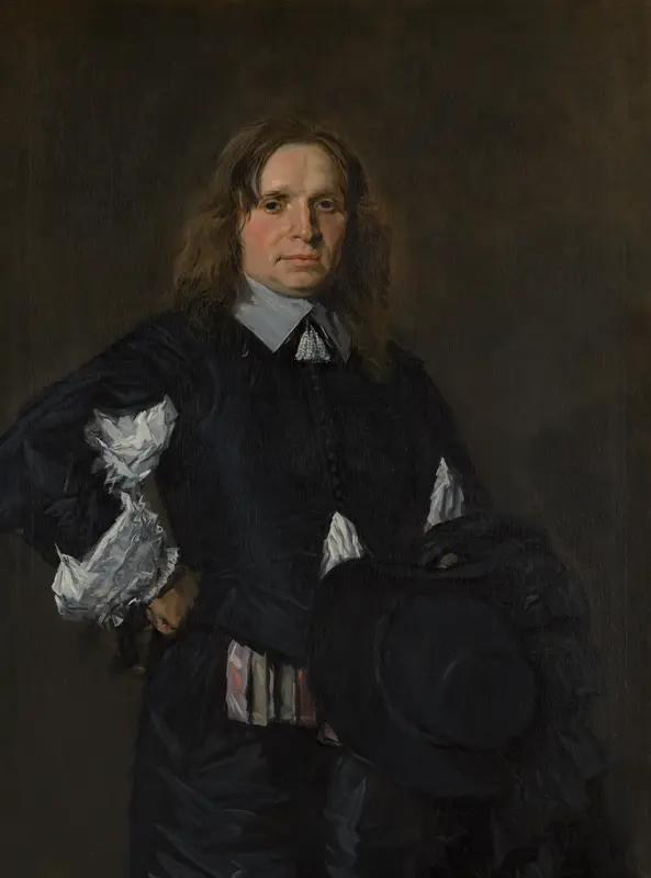 Portrait of a Man Wall Art by Frans Hals - High-Resolution Digital Print
