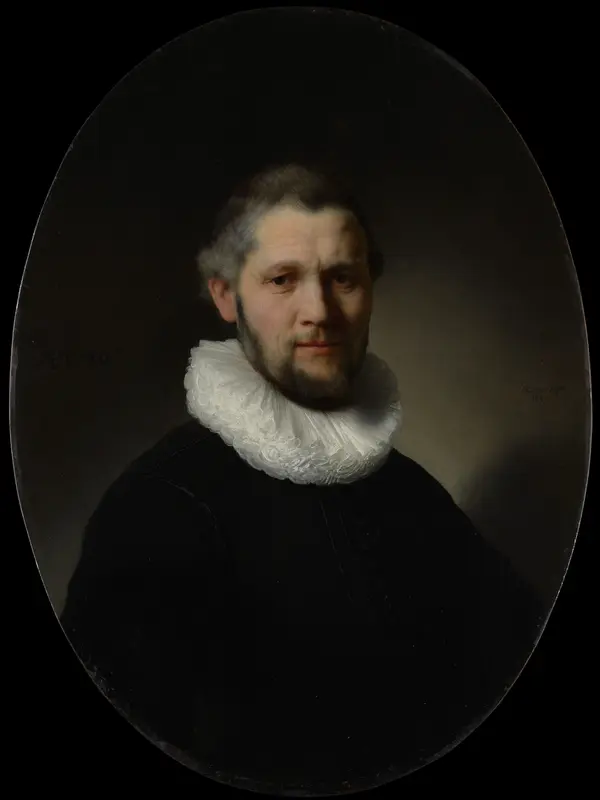 Portrait of a Man Wall Art by Rembrandt (Rembrandt van Rijn) - High-Resolution Digital Print