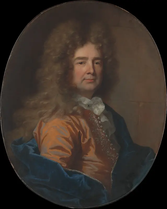 Portrait of a Man Wall Art by Hyacinthe Rigaud - High-Resolution Digital Print