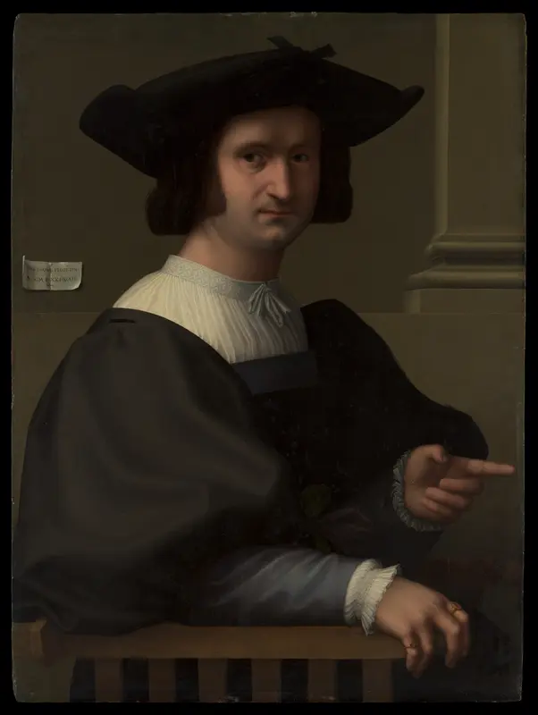 Portrait of a Man Wall Art by Tommaso Fiorentino (Tommaso di Stefano Lunetti) - High-Resolution Digital Print