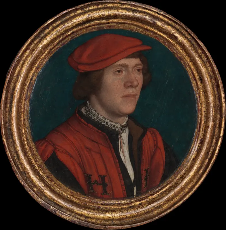 Portrait of a Man in Royal Livery Wall Art by Hans Holbein the Younger - High-Resolution Digital Print
