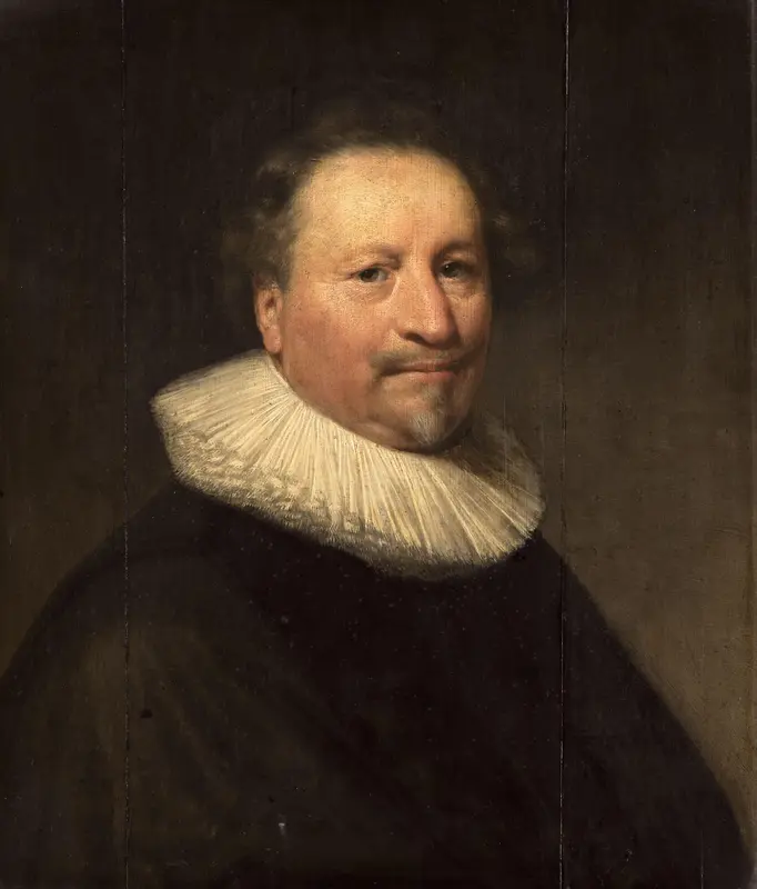 Portrait of a Man, possibly Jan Doublet (1580-1650) Wall Art by Jan Antonisz van Ravesteyn - High-Resolution Digital Print