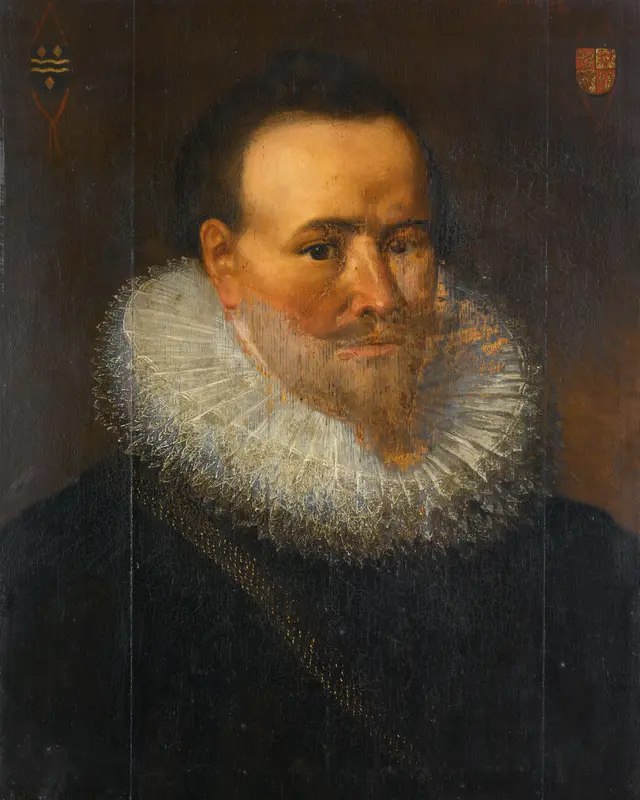 Portrait of a Man, possibly Joris van Cats (c. 1590-1654) Wall Art by anonymous - High-Resolution Digital Print