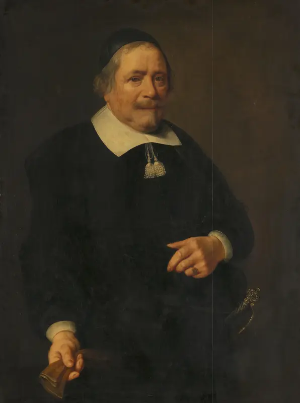 Portrait of a Man, presumably Willem Cornelisz. van Velden (1603-63) Wall Art by anonymous - High-Resolution Digital Print