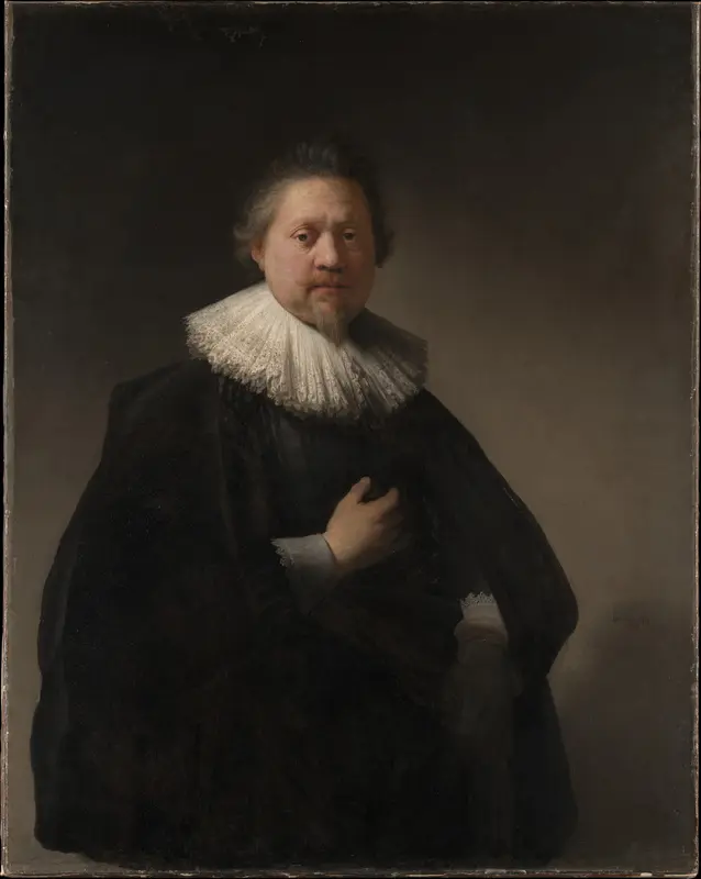 Portrait of a Man, probably a Member of the Van Beresteyn Family Wall Art by Rembrandt (Rembrandt van Rijn) - High-Resolution Digital Print