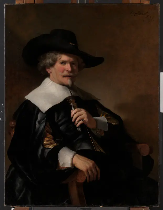 Portrait of a Man Seated in an Armchair Wall Art by Dutch (Amsterdam) Painter, about 1640–50 - High-Resolution Digital Print