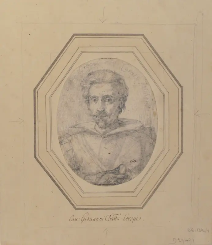 Portrait of a Man (Self-Portrait ?) Wall Art by Giovanni Battista Crespi ("Il Cerano") - High-Resolution Digital Print