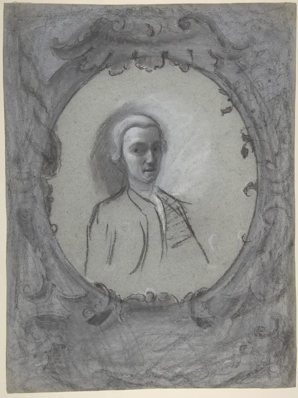 Portrait of a Man Wearing a Wig Wall Art by Bartolommeo Nazari (Nazzari) - High-Resolution Digital Print