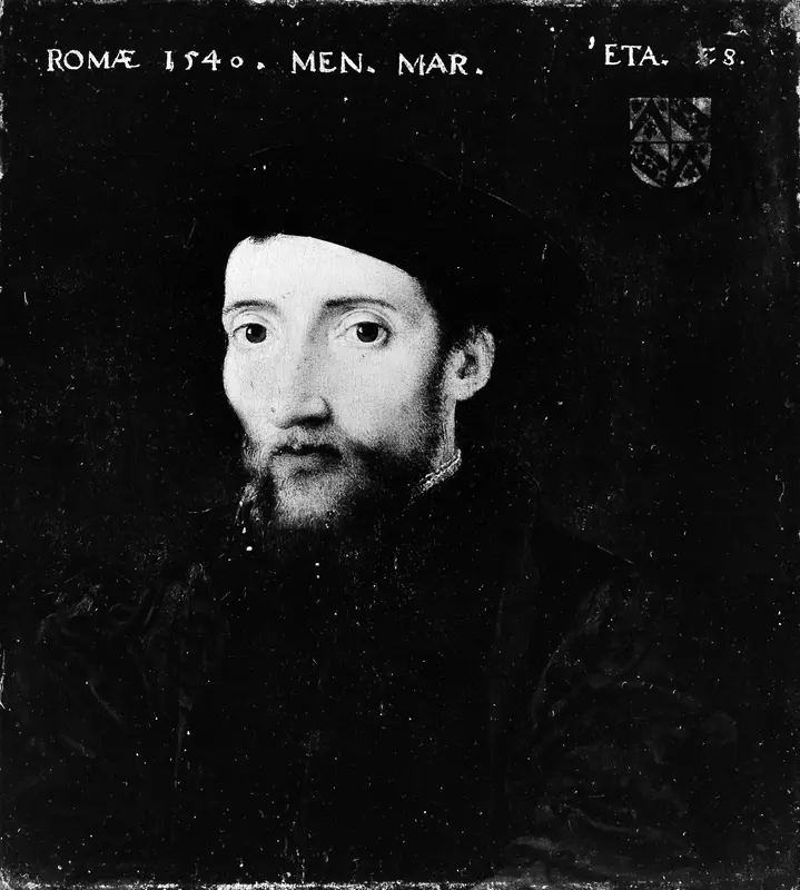 Portrait of a Member of the de Thou Family Wall Art by French Painter - High-Resolution Digital Print