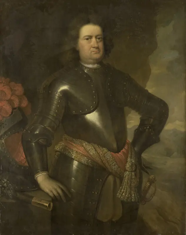 Portrait of a Military Officer Wall Art by Johannes Vollevens (I) - High-Resolution Digital Print