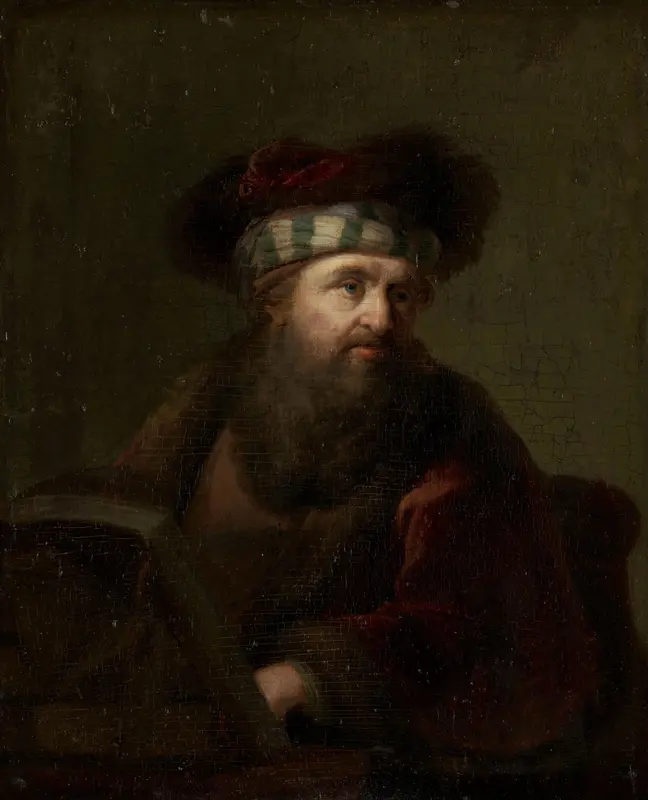 Portrait of a Rabbi Wall Art by Unknown - High-Resolution Digital Print