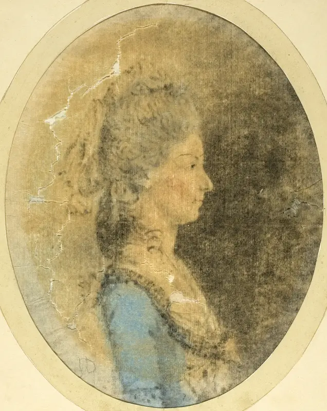 Portrait of a Woman Wall Art by John Downman - High-Resolution Digital Print
