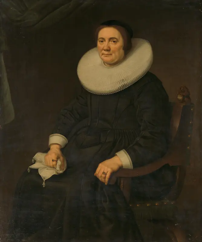 Portrait of a woman Wall Art by Hercules Sanders - High-Resolution Digital Print