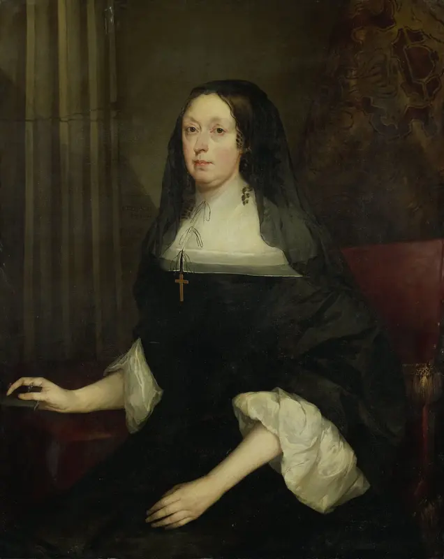 Portrait of a Woman Wall Art by Pieter Borselaer - High-Resolution Digital Print