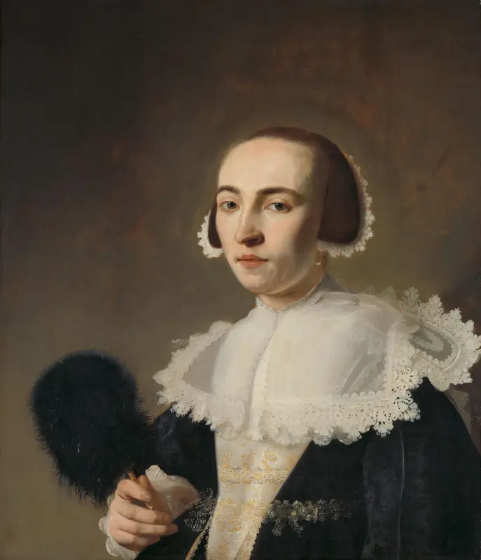 Portrait of a Woman Wall Art by Pieter Dubordieu - High-Resolution Digital Print