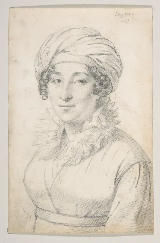 Portrait of a Woman Wall Art by Anonymous, French, 19th century - High-Resolution Digital Print