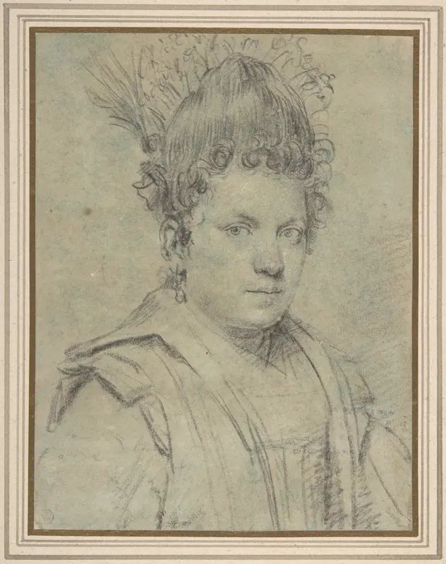Portrait of a Woman Wall Art by Ottavio Leoni (Il Padovano) - High-Resolution Digital Print