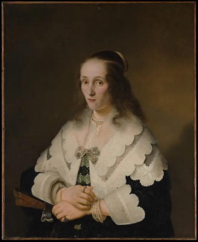 Portrait of a Woman Wall Art by Ferdinand Bol - High-Resolution Digital Print