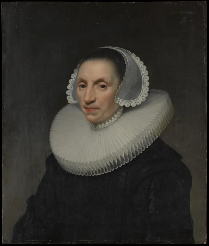 Portrait of a Woman Wall Art by Jan van Ravesteyn - High-Resolution Digital Print