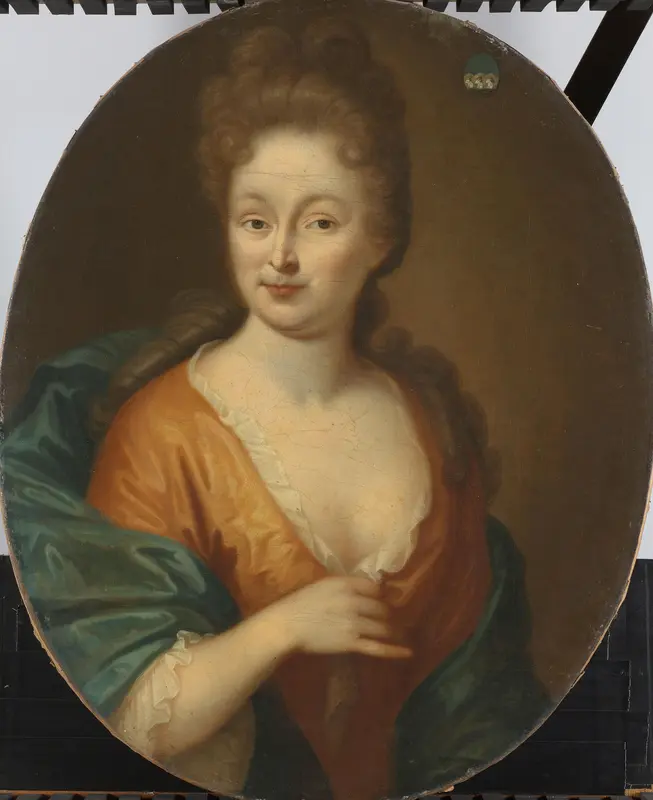 Portrait of a Woman, possibly Elisabeth Hollaer, Wife of Theodorus Rijswijk Wall Art by Unknown - High-Resolution Digital Print