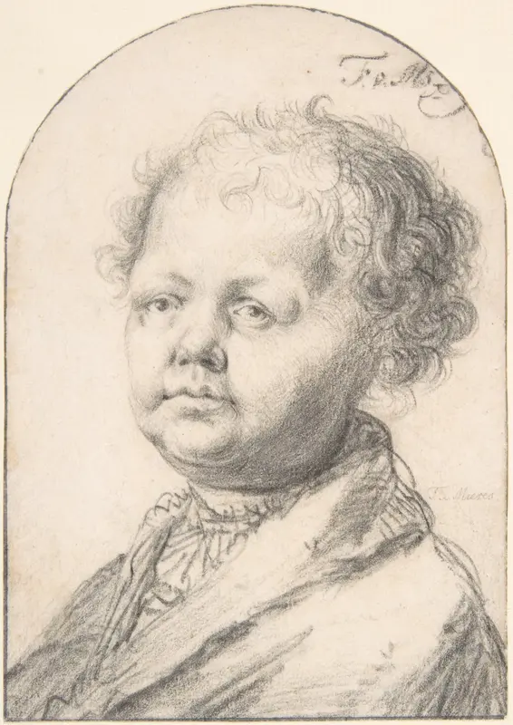 Portrait of a Young Boy Wall Art by Frans van Mieris the Elder - High-Resolution Digital Print
