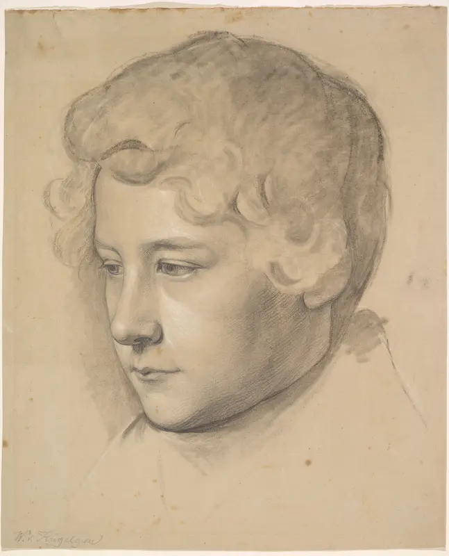 Portrait of a Young Man Wall Art by Wilhelm von Kügelgen - High-Resolution Digital Print