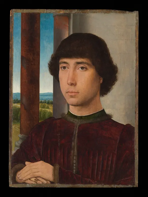 Portrait of a Young Man Wall Art by Hans Memling - High-Resolution Digital Print
