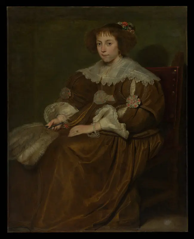 Portrait of a Young Woman Wall Art by Cornelis de Vos - High-Resolution Digital Print