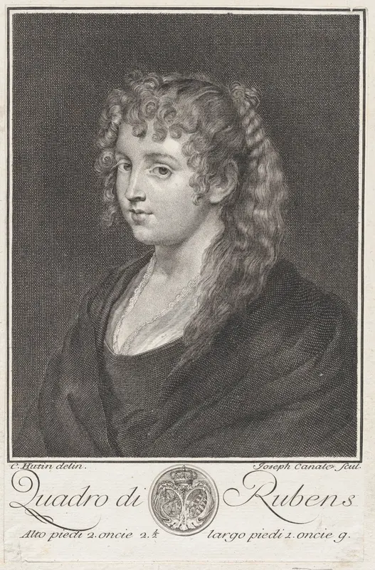 Portrait of a young woman Wall Art by Giuseppe Canale - High-Resolution Digital Print