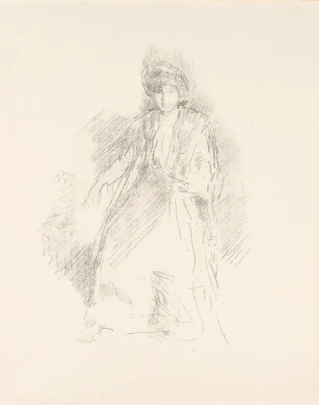 Portrait of a Young Woman Wearing a Hat [Miss Seaton]