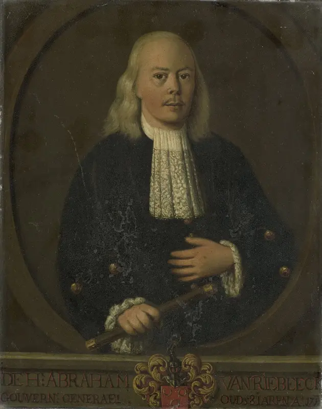 Portrait of Abraham van Riebeeck, Governor-General of the Dutch East Indies Wall Art by anonymous - High-Resolution Digital Print
