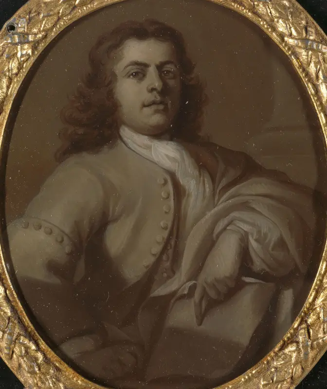 Portrait of Adriaan van der Vliet (1707-77), Poet in Rotterdam Wall Art by Dionys van Nijmegen - High-Resolution Digital Print