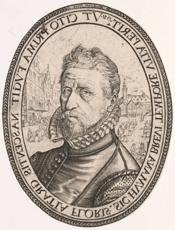 Portrait of Albert Fransz. Schatter Wall Art by Hendrick Goltzius - High-Resolution Digital Print