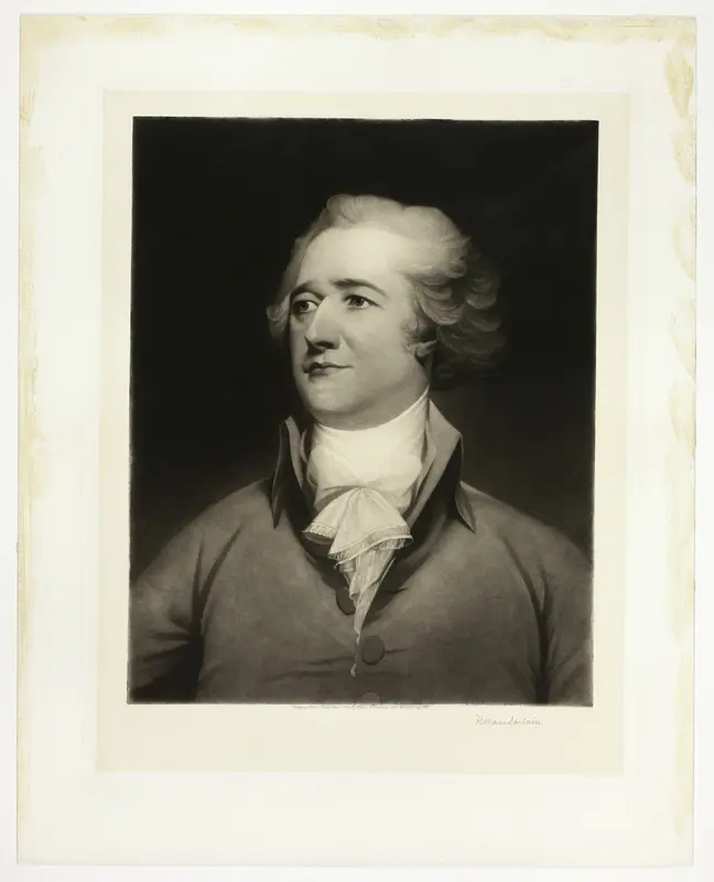 Portrait of Alexander Hamilton Wall Art by William Sartain - High-Resolution Digital Print